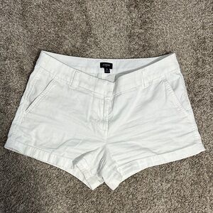 J. Crew Women's White Shorts